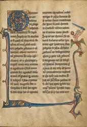 Dekorerad initial Q